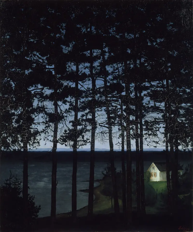 Fisherman’s Cottage av Harald Sohlberg
