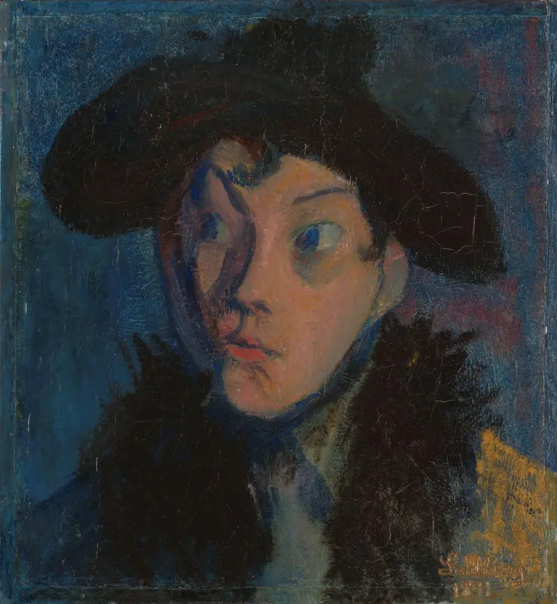 Porträtt av Eugenie av Harald Sohlberg