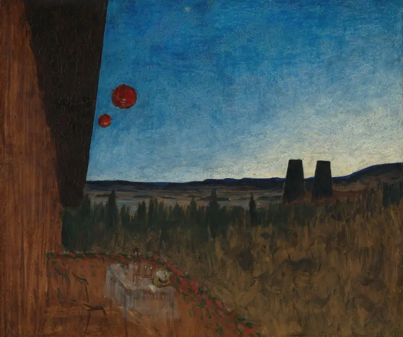 Sommernacht, 1899 – Nr. 2 von Harald Sohlberg