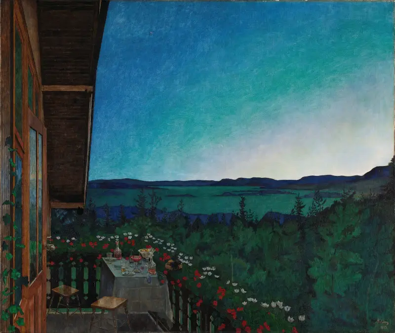 Summer Night, 1899 – nr 1 av Harald Sohlberg