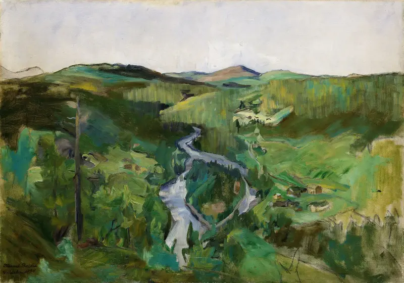 Krajina z Foldalen, Harriet Backer