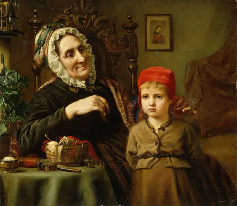 Czerwony Kapturek, Harriet Backer