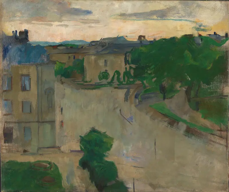 Blick von meinem Balkon, Hansteens gate von Harriet Backer