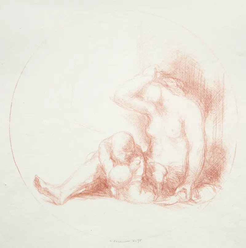 Playmates av Charles Haslewood Shannon