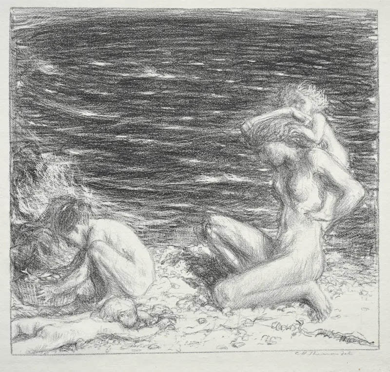 Sea and Breeze av Charles Haslewood Shannon