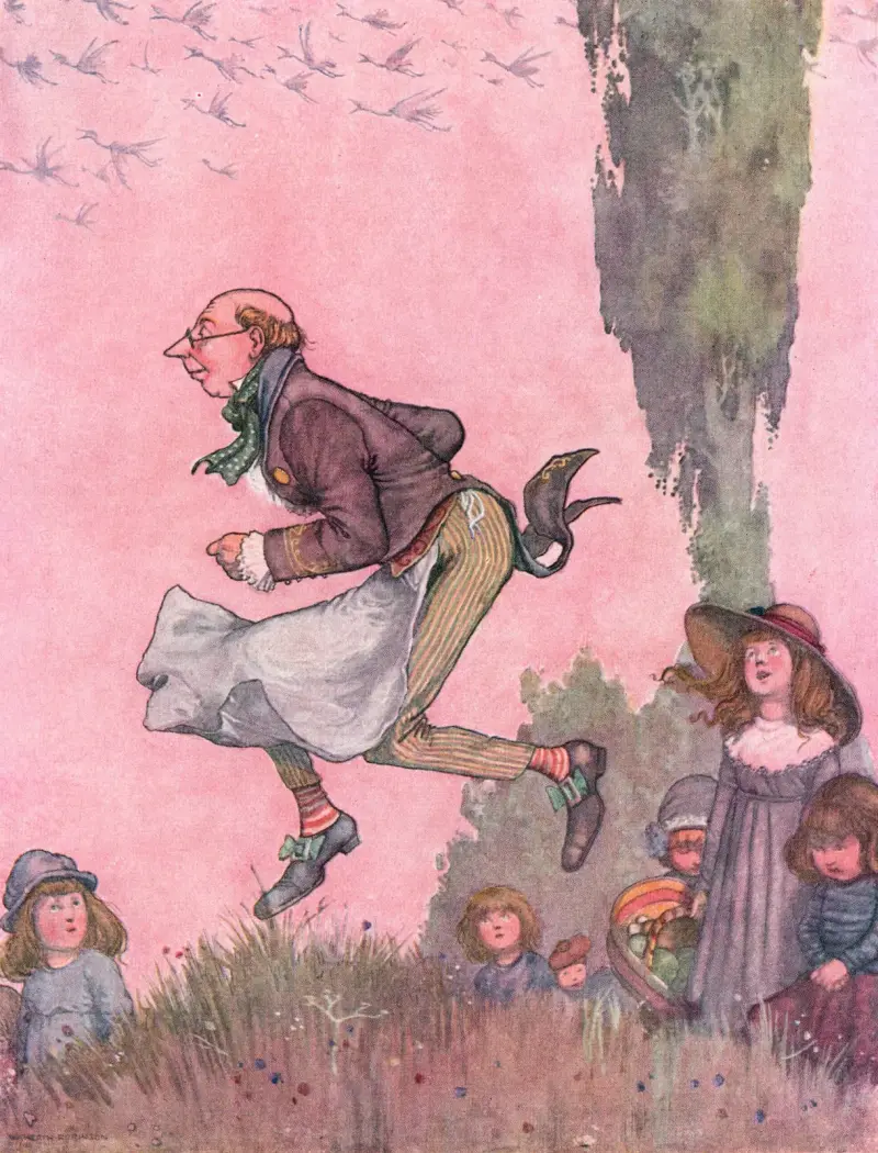 Er folgte ihm mit höchster Geschwindigkeit von William Heath Robinson