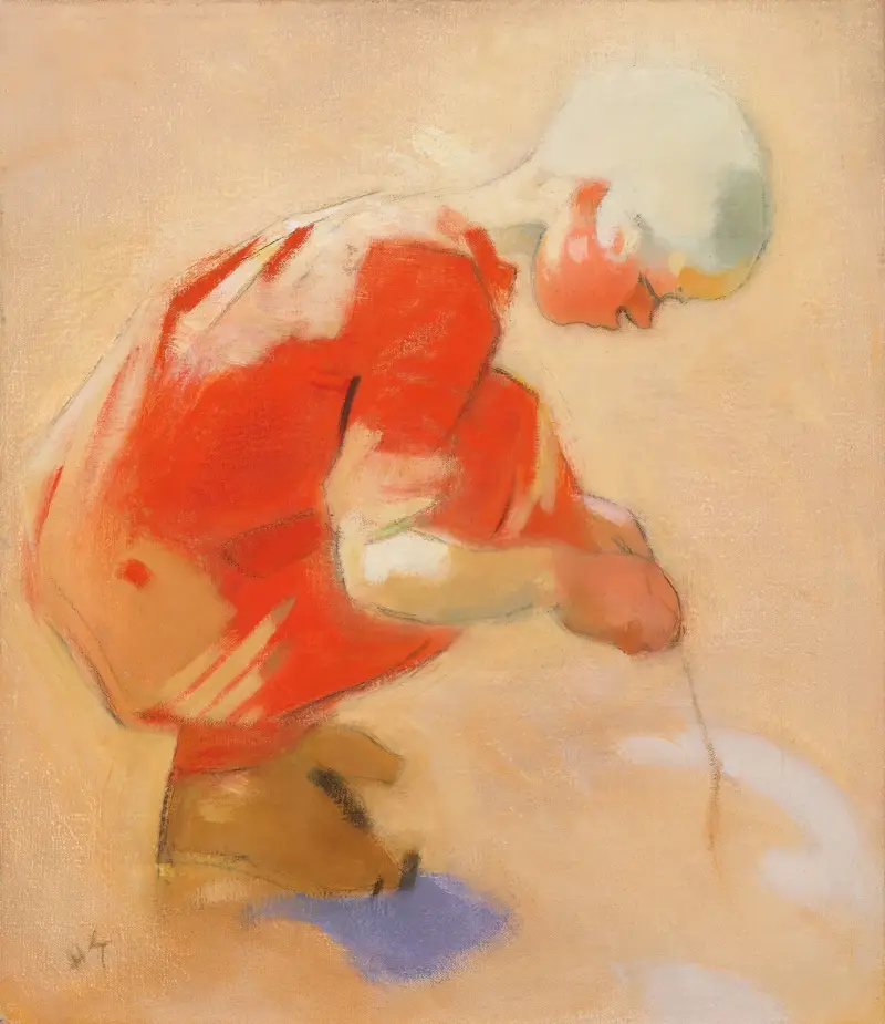 Girl On The Sand, Helene Schjerfbeck