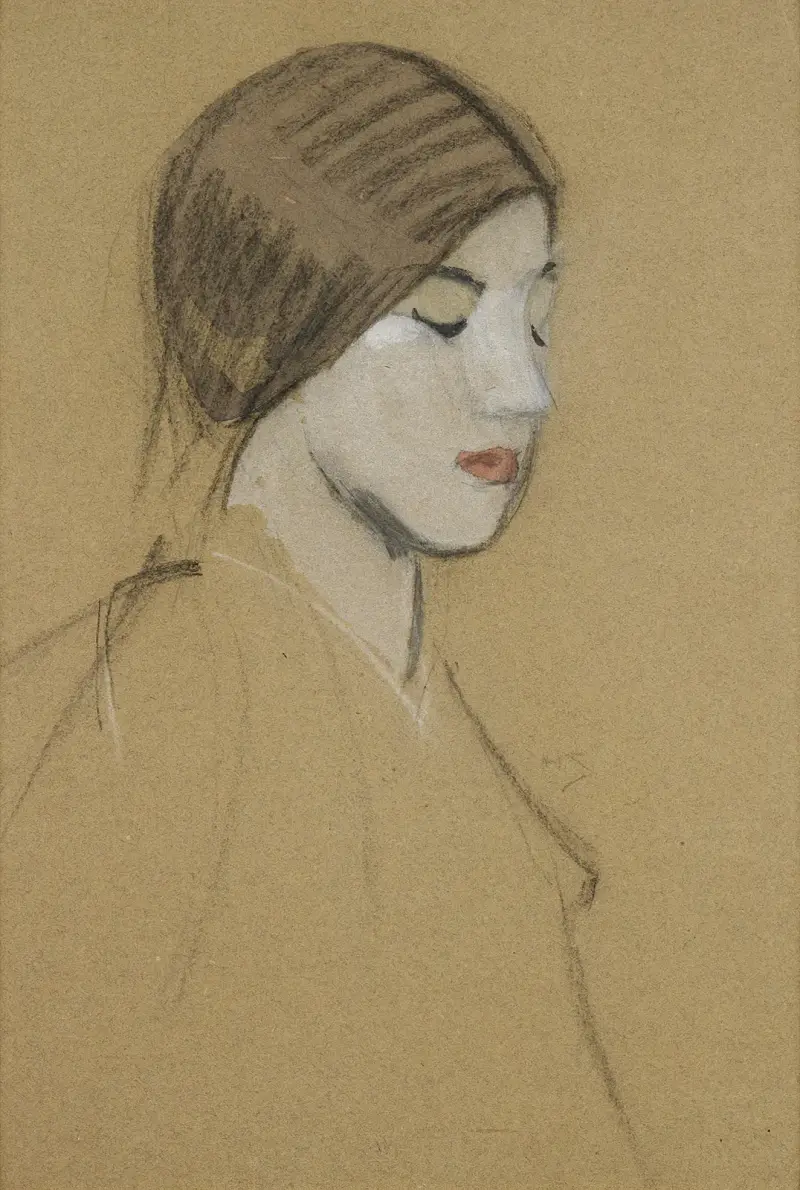 Head Of A Girl, Helene Schjerfbeck