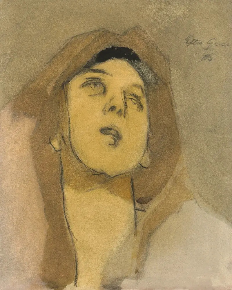 Madonna Immaculata, after El Greco, Helene Schjerfbeck