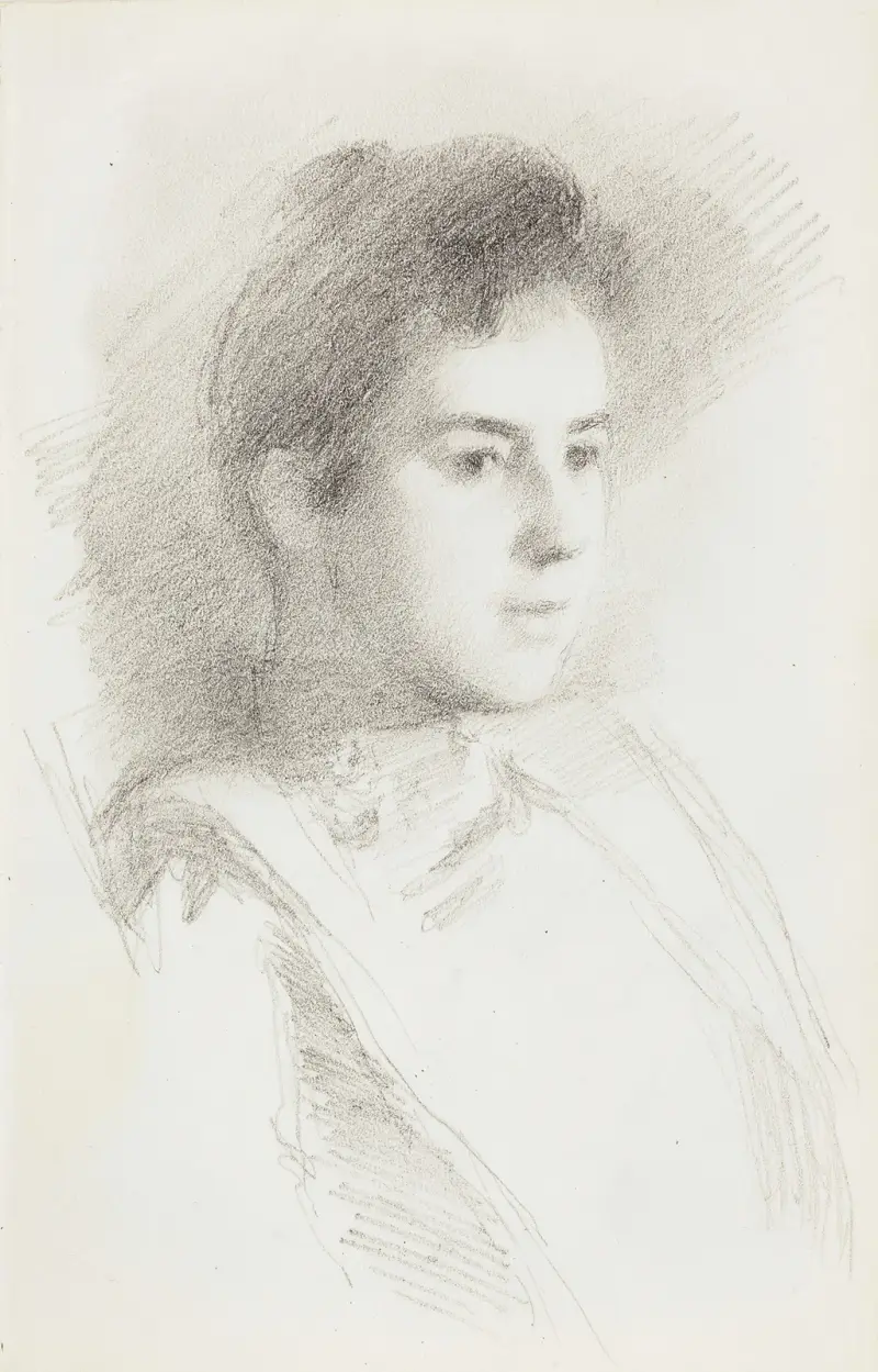 Naisen muotokuva, Helene Schjerfbeck