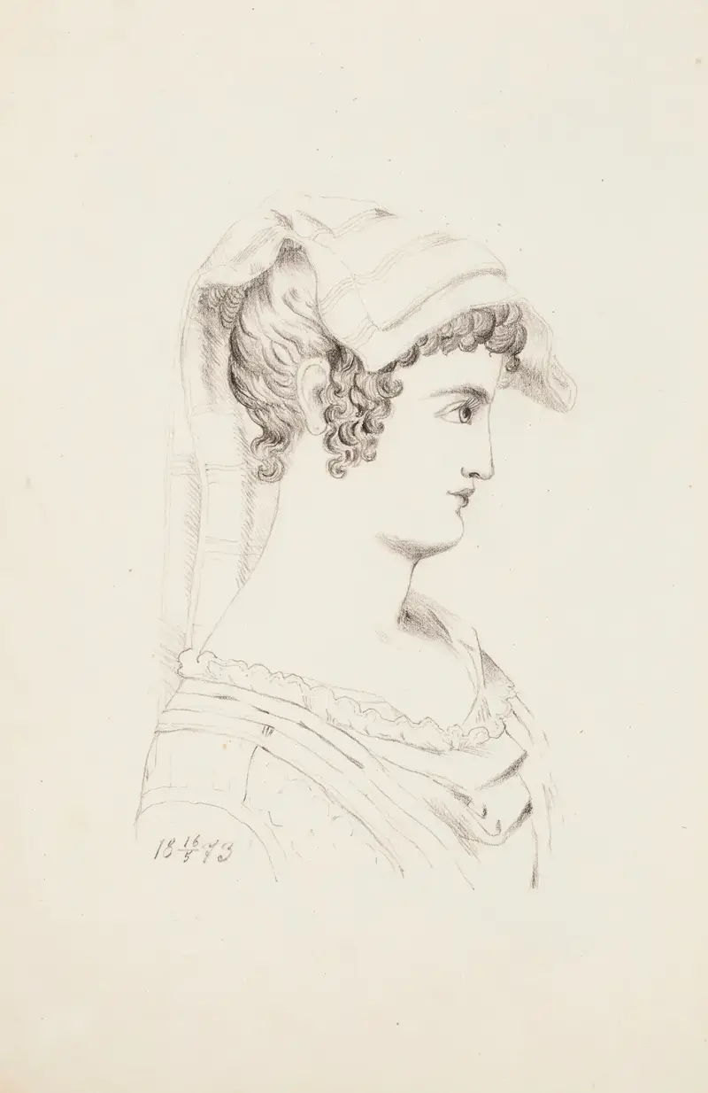 Naisen profiili, Helene Schjerfbeck