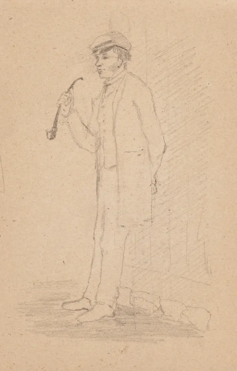Nuori mies ja piippu, Helene Schjerfbeck