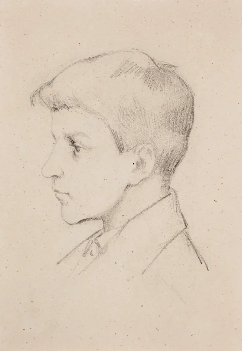 Pojan profiili, Helene Schjerfbeck