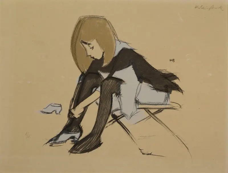 Hedvábné střevíce, Helene Schjerfbeck