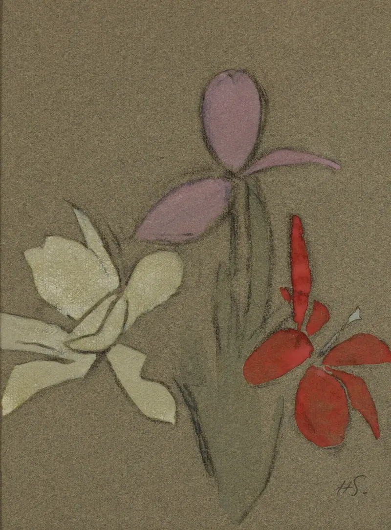 Small Lilies, Helene Schjerfbeck