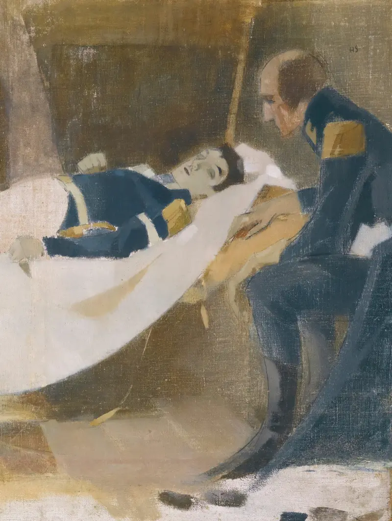 Der Tod des Wilhelm von Schwerin von Helene Schjerfbeck