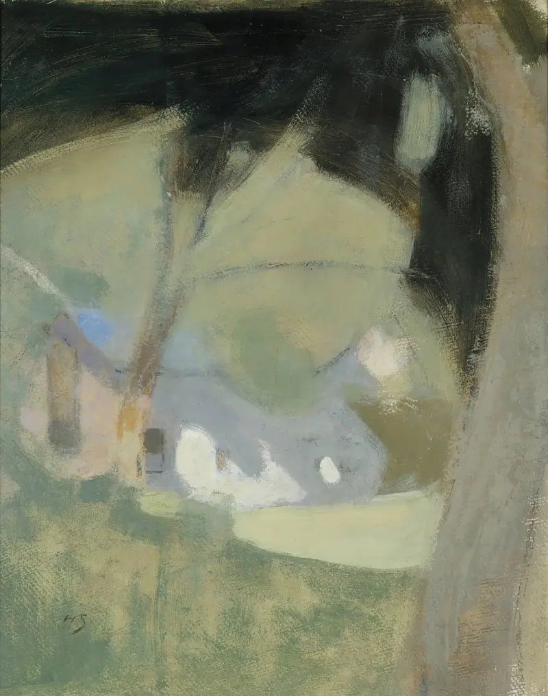 The Old Brewery (Composition), Helene Schjerfbeck