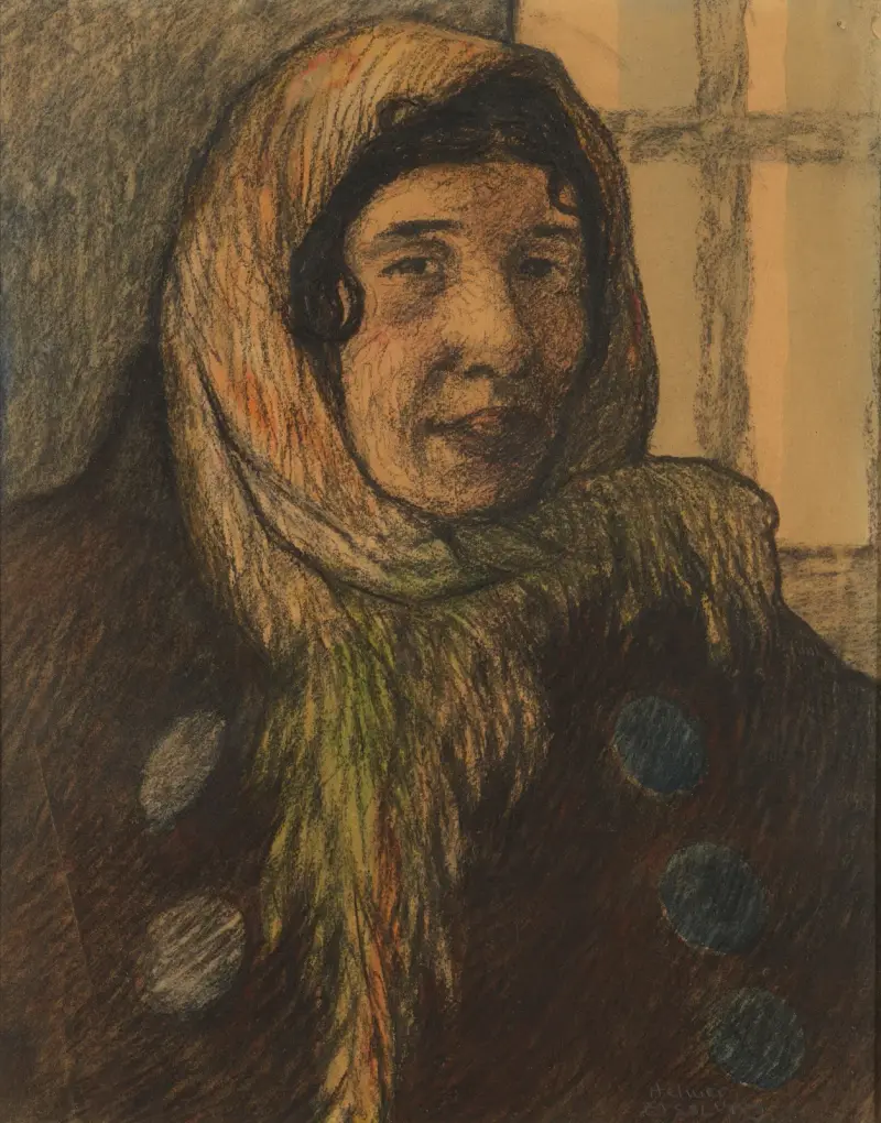 Head of a Woman, Helmer Osslund