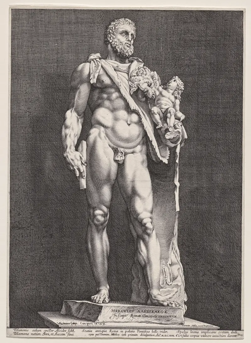 Herkules a Télefos, Hendrick Goltzius