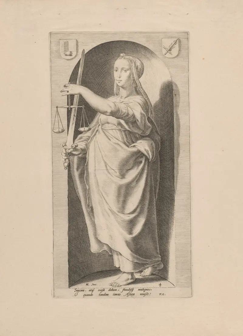 Sprawiedliwość, Hendrick Goltzius