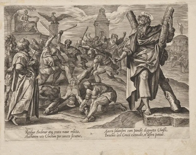 St. Andrew av Hendrick Goltzius