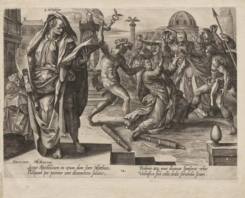 St. Matthias av Hendrick Goltzius