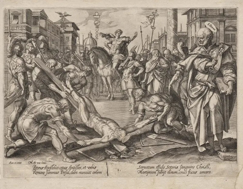 St. Peter av Hendrick Goltzius