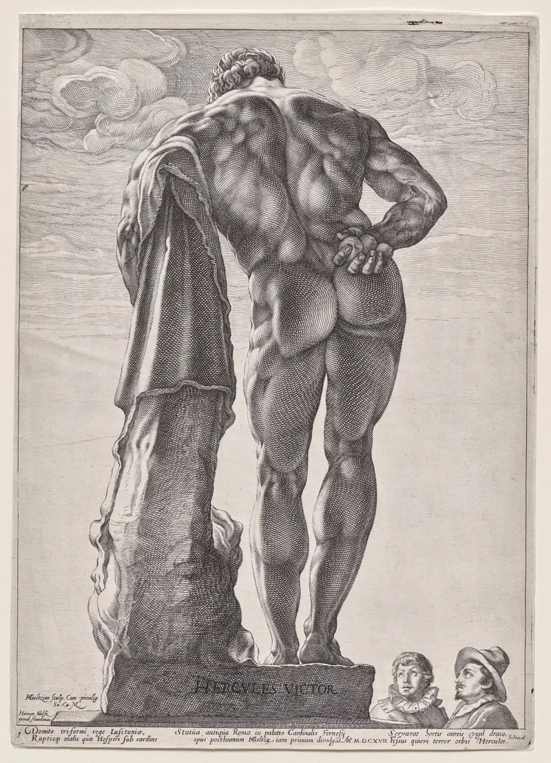 Herkules Farnese, Hendrick Goltzius