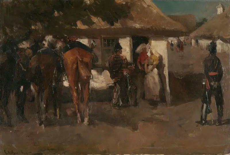 Kwaterunek wojsk, George Hendrik Breitner