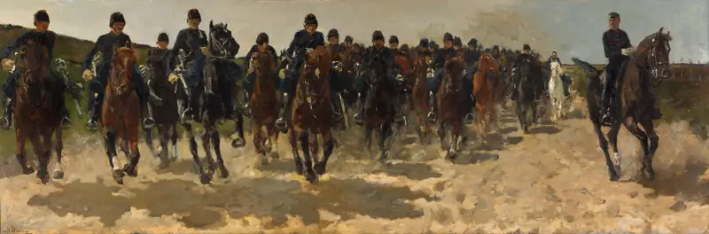 Cavalry av George Hendrik Breitner