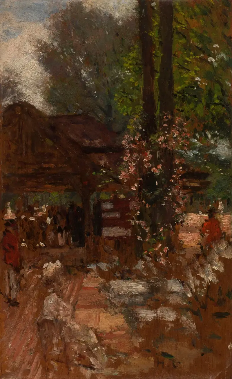 Studie för Cercle de l'île de Puteaux, 1907 – nr 1 av Henri Gervex