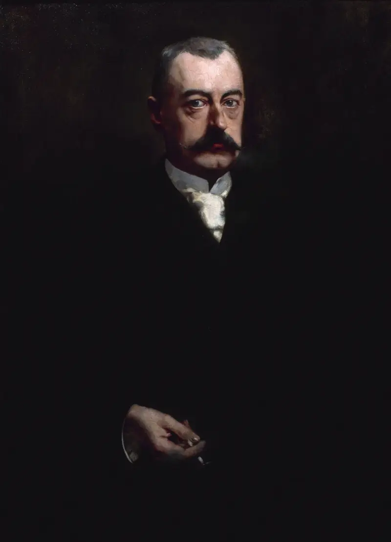 Porträtt av Pierre Waldeck-Rousseau (1846–1904), politiker av Henri Gervex