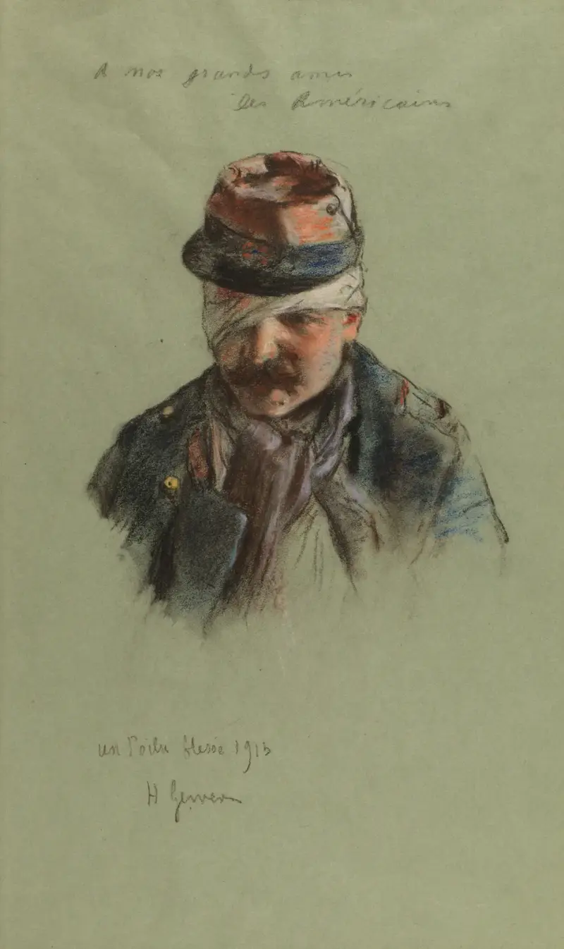 Un Poilu Blesse av Henri Gervex