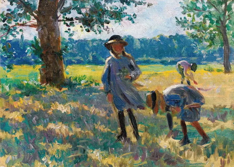 Zbieranie kwiatów, Henri Lebasque