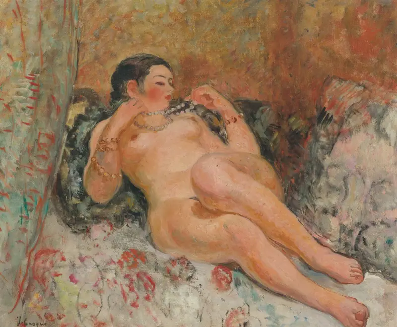 Nu Allongée av Henri Lebasque