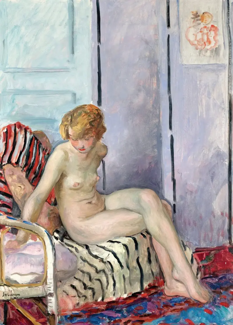 Sedící žena, Henri Lebasque