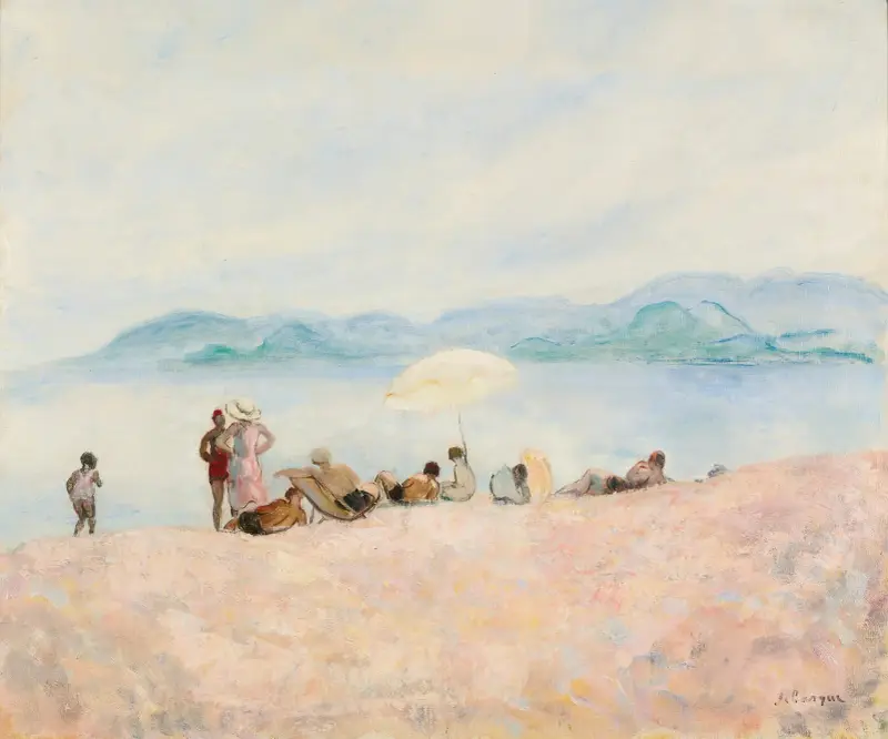 Na pláži, Henri Lebasque