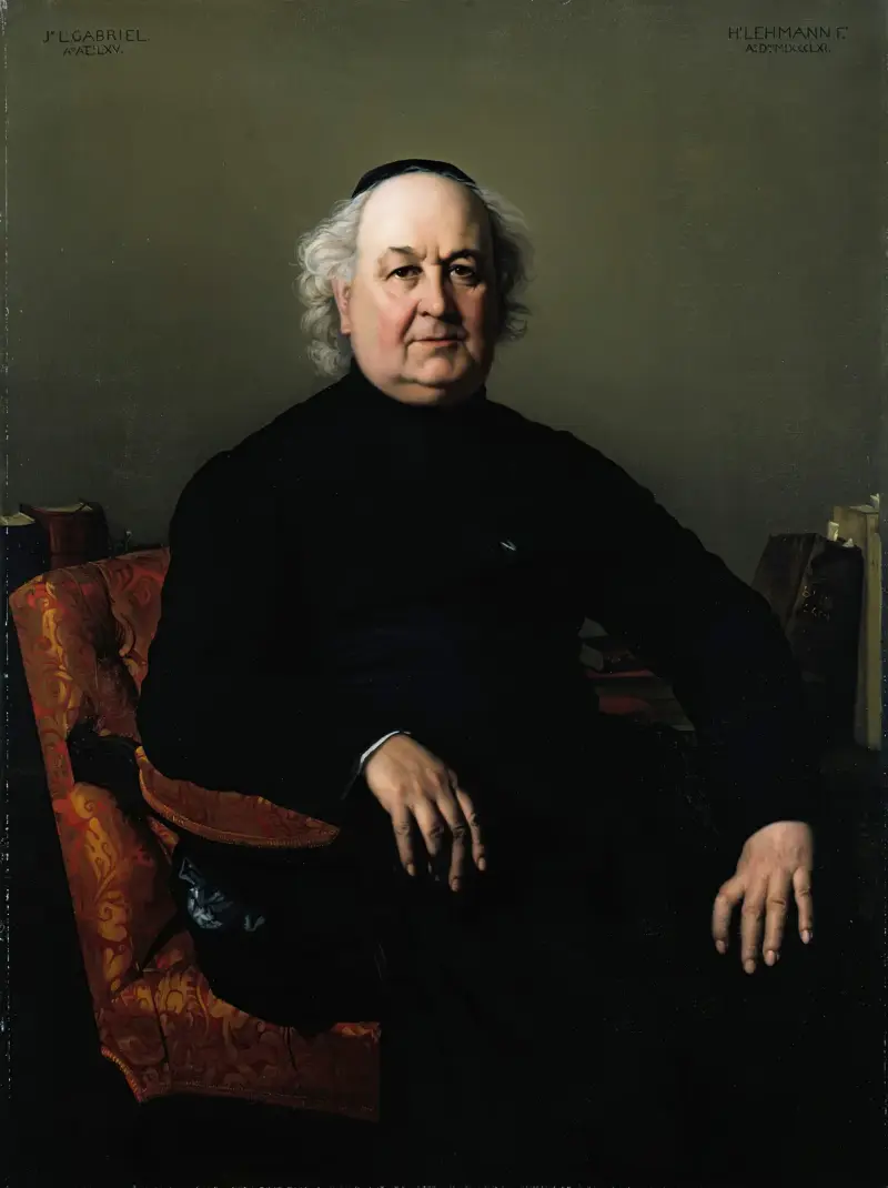 Jean Louis Gabriel, rektor för Saint-Merri av Henri Lehmann