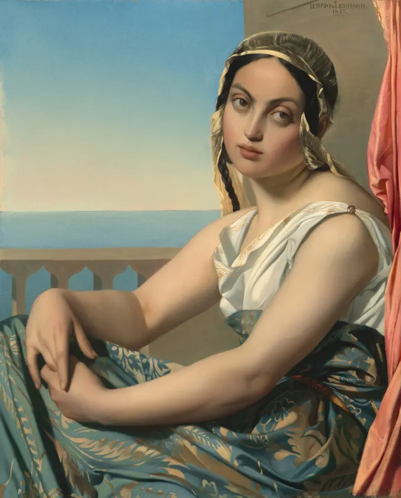 Frau des Orients von Henri Lehmann