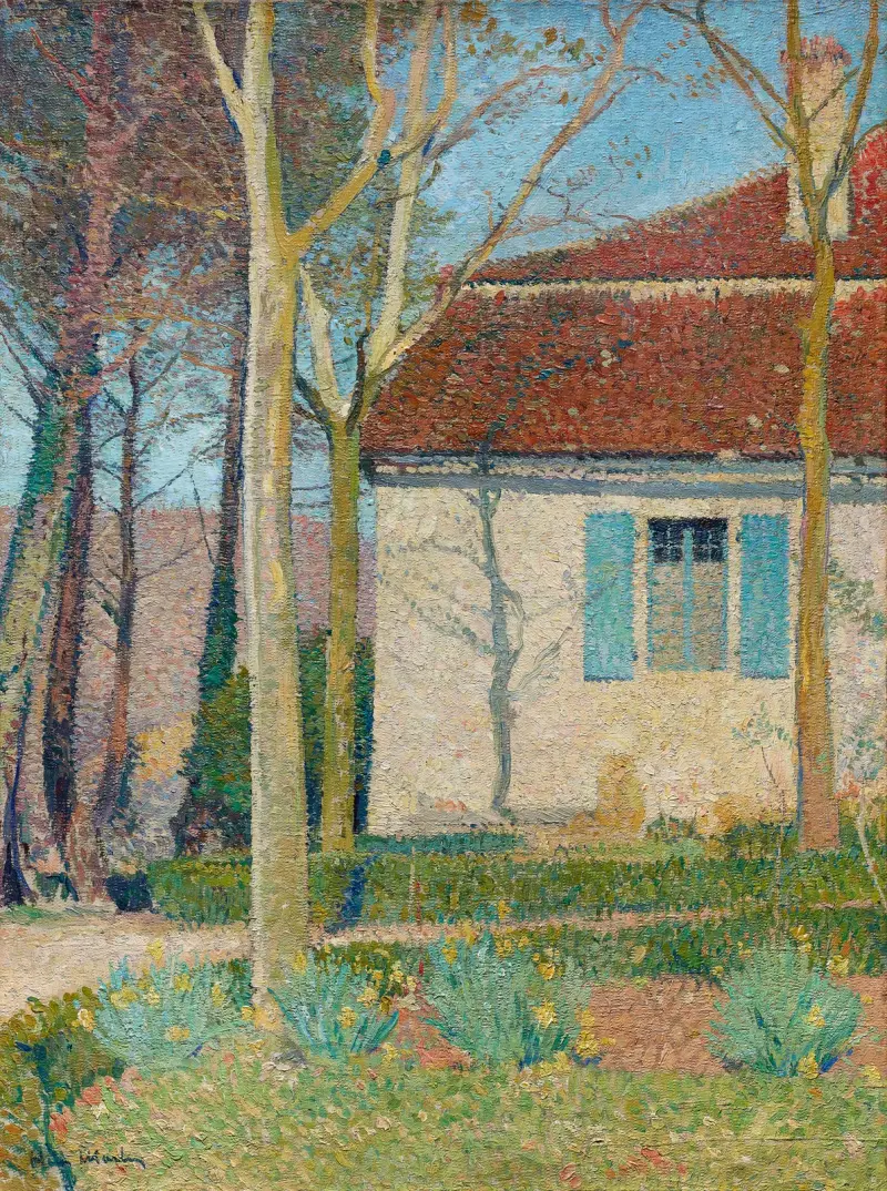 Ecke eines Hauses von Henri Martin