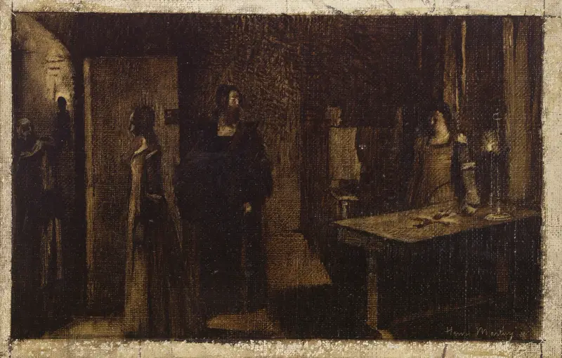Le crucifix av Henri Martin