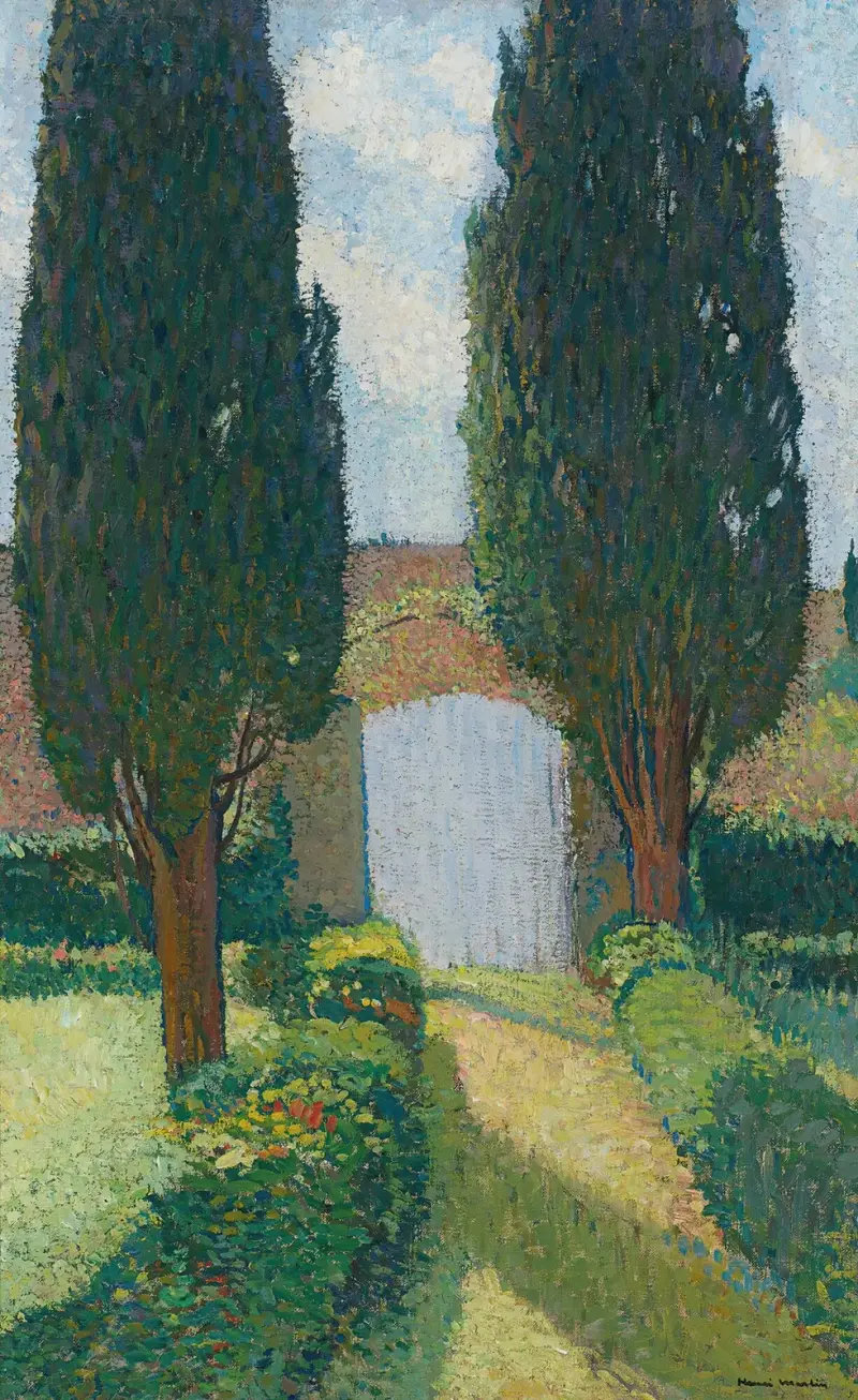 Marquayrols trädgård av Henri Martin
