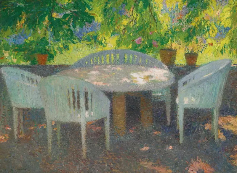 Under den stora kastanjen på Marquayrol av Henri Martin