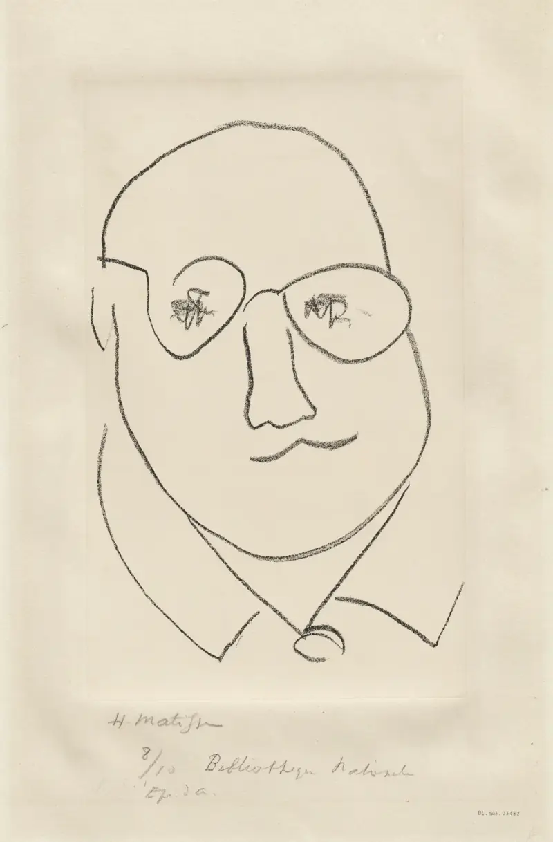 Autoportrait, 1951 av Henri Matisse