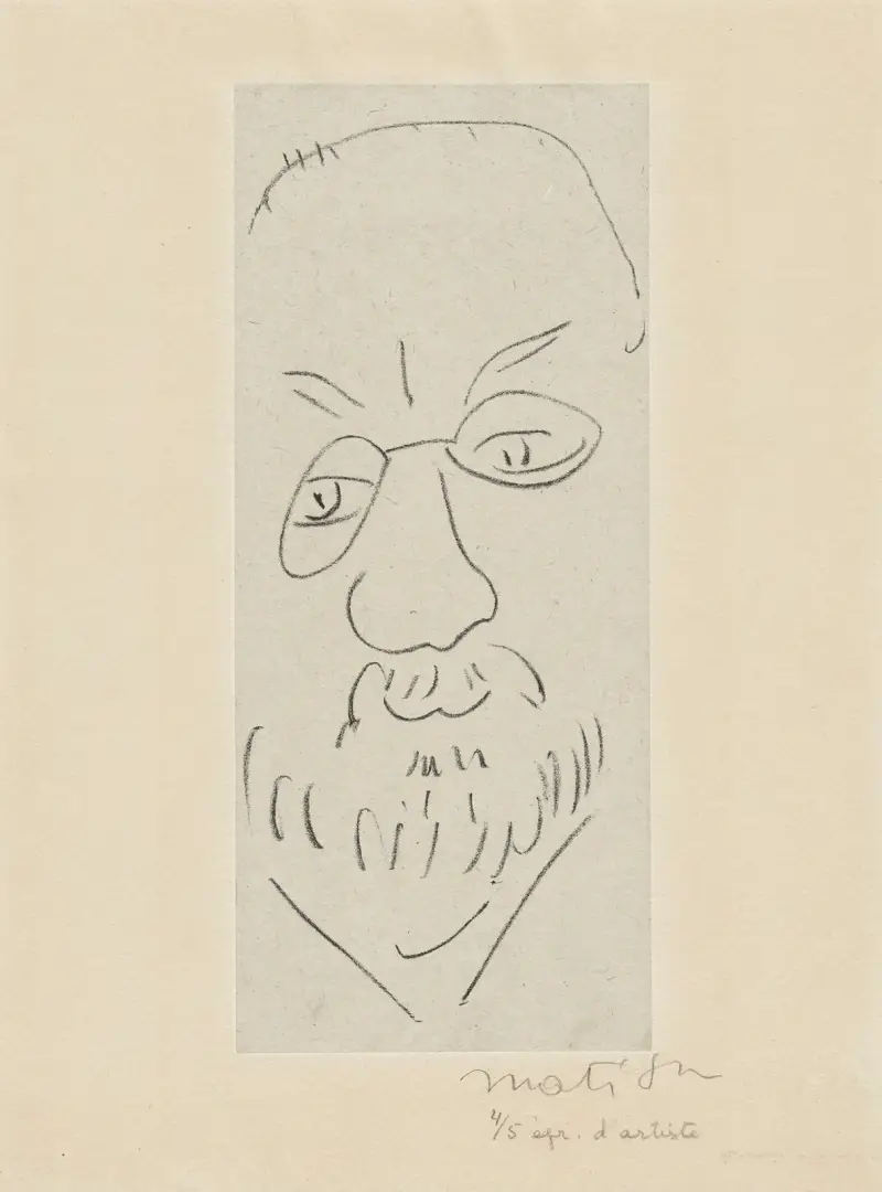 Autoportrait, 1946 av Henri Matisse