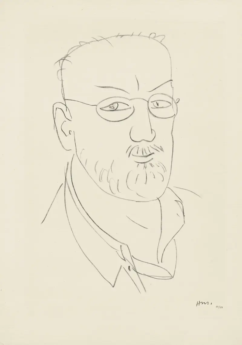 Autoportrait, 1944 av Henri Matisse