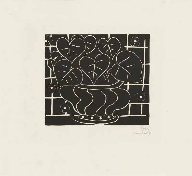 Korb mit Begonien I von Henri Matisse