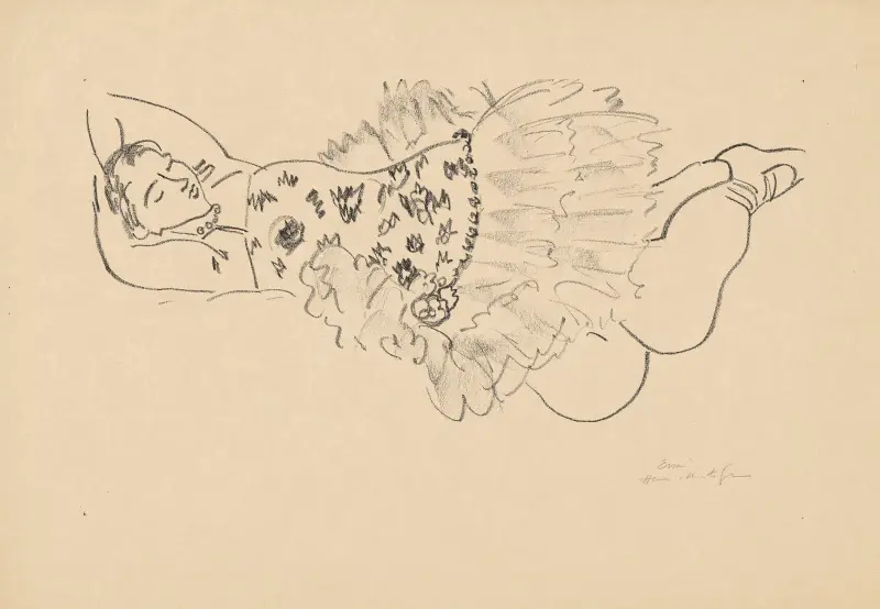Danseuse endormie av Henri Matisse