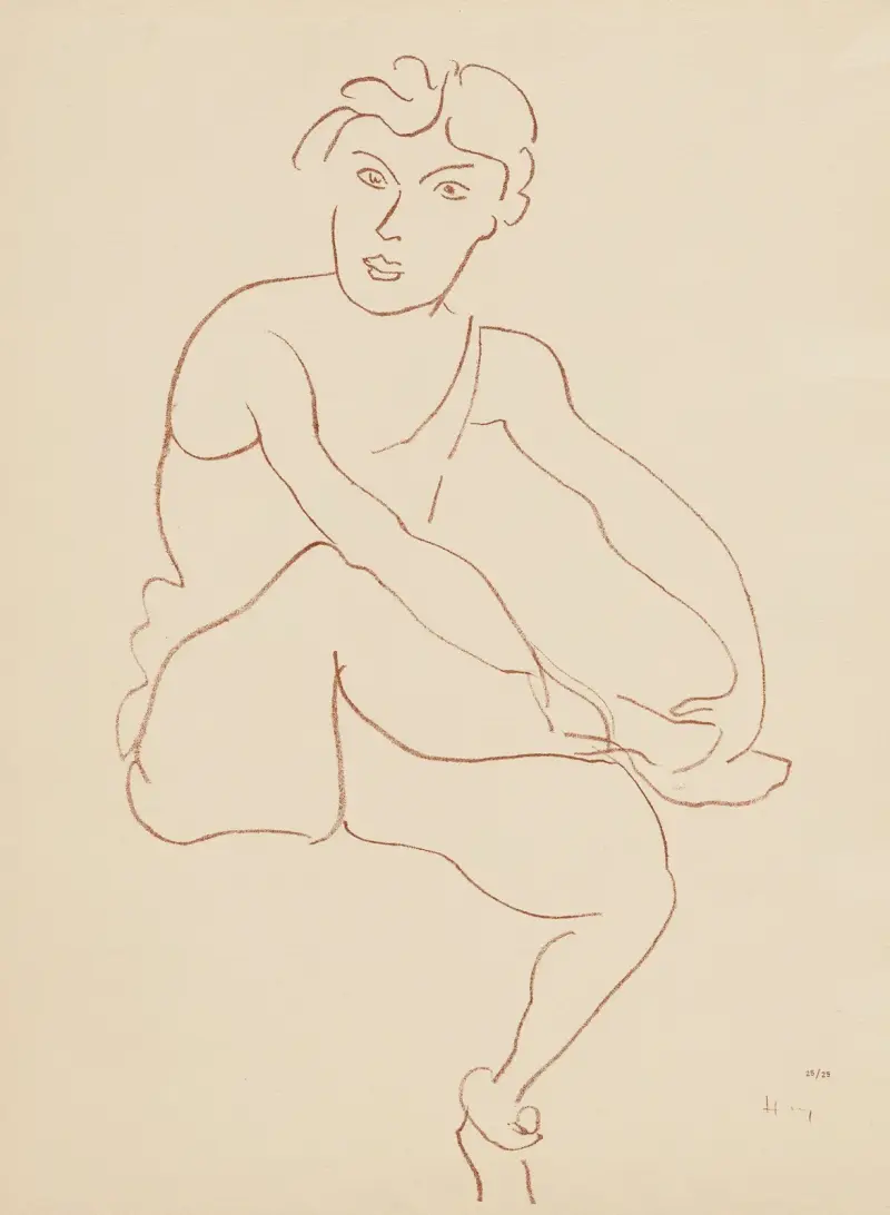 Danseuses acrobate Pl.01 av Henri Matisse