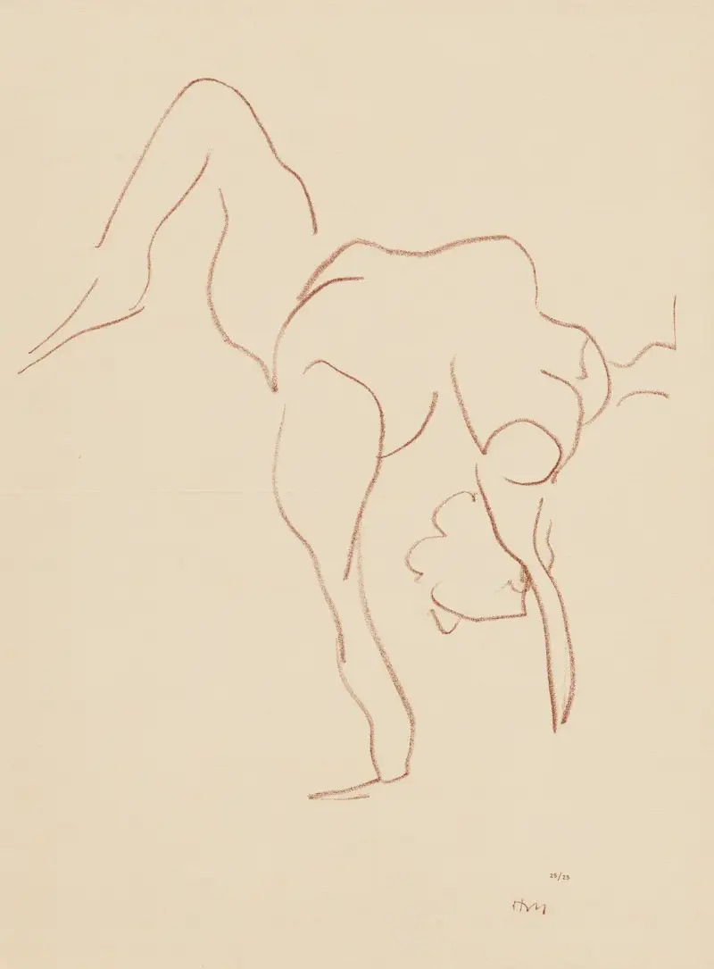 Danseuses acrobate Pl.04 av Henri Matisse